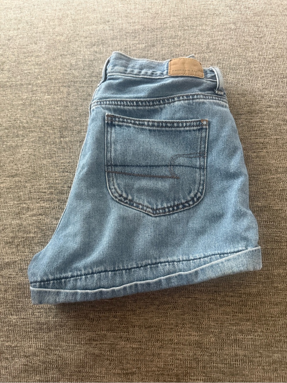 American Eagle Outfitters Light Blue Denim Jean Mom Shorts